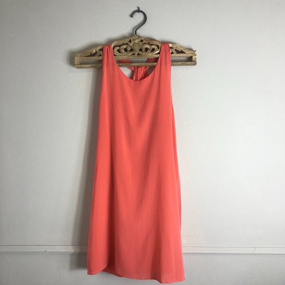 alice and olivia coral dress